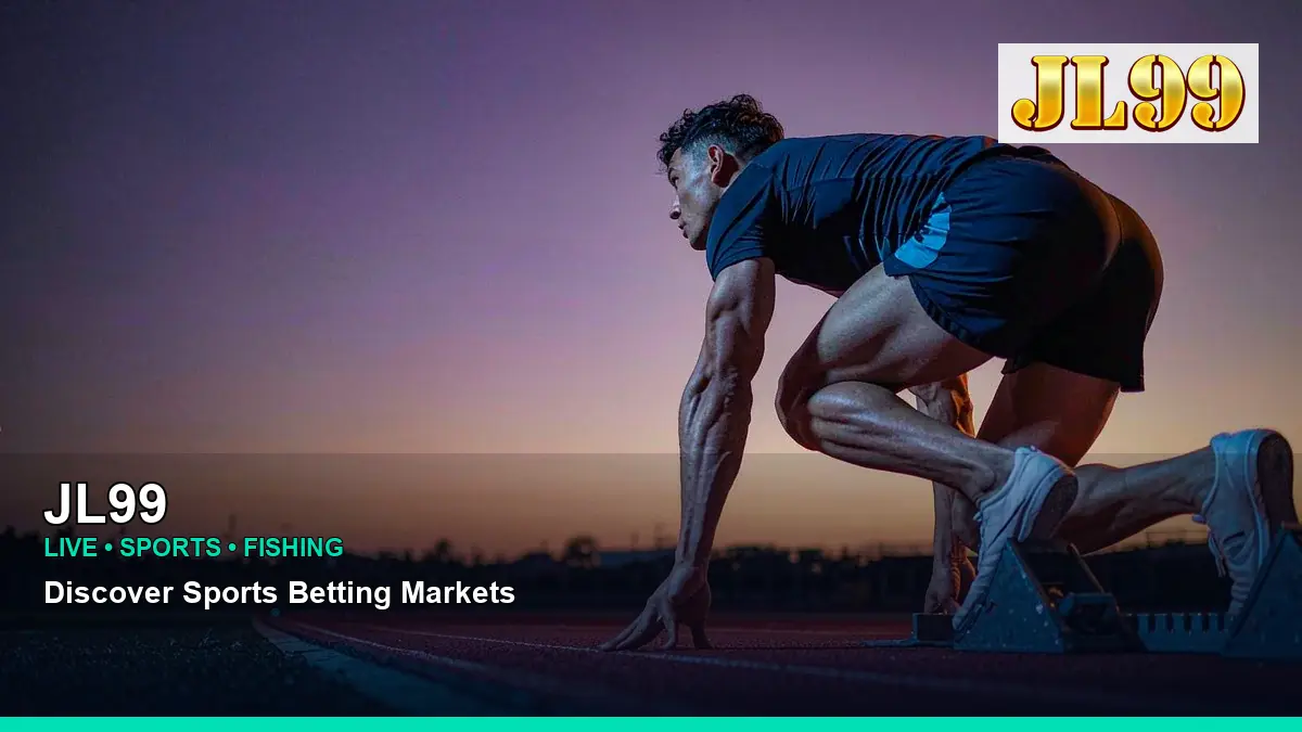 JL99 online sports betting featuring a Philippine casino game interface with a sprint start composition