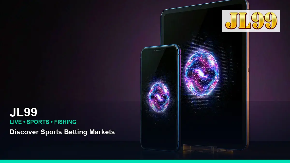 JL99 download mobile casino app featuring an adult Filipina casino host with a social share composition